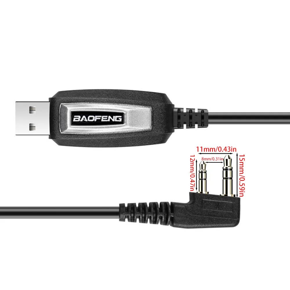 Programmeringskabel for WuXun, Baofeng, Quansheng og KenWood radioer - HzConnect