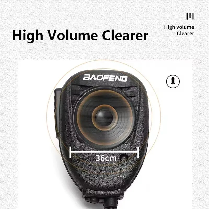 Baofeng mikrofonhøyttaler PTT - HzConnect