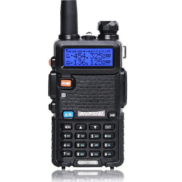 Baofeng UV-5R komradio med dual band for VHF og UHF, klar for toveis kommunikasjon