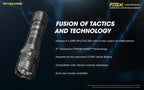 Nitecore P20iX USB - C oppladbar taktisk lommelykt 4000 lumen med 5000mAh batteri - HzConnect