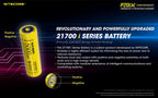 Nitecore P20iX USB - C oppladbar taktisk lommelykt 4000 lumen med 5000mAh batteri - HzConnect