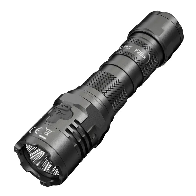 Nitecore P20iX USB - C oppladbar taktisk lommelykt 4000 lumen med 5000mAh batteri - HzConnect